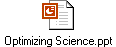 Optimizing Science.ppt